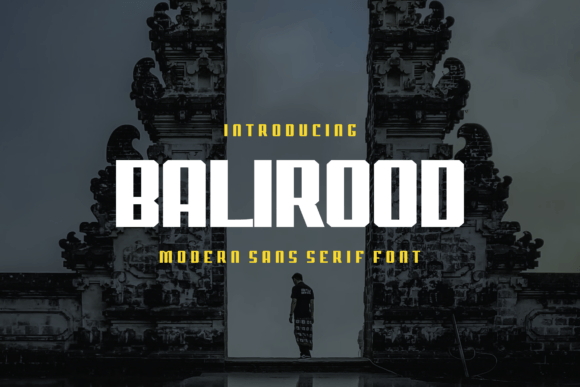Balirood: A Bold, Modern Display Font for Digital Brands
