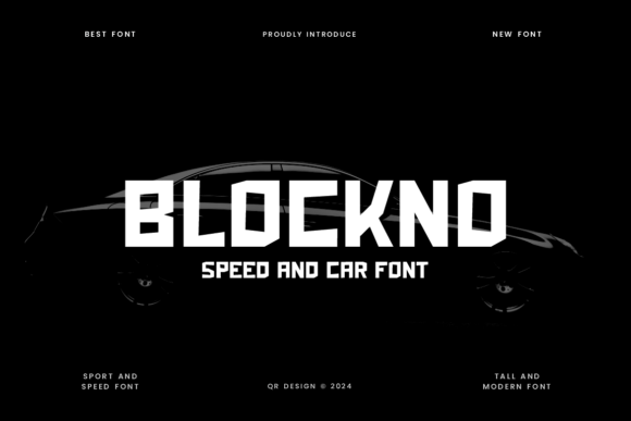 Blockno: A Bold Sans Serif Font for Confident Branding