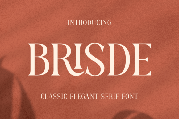 Brisde Serif Font for Handmade Labels & Printables