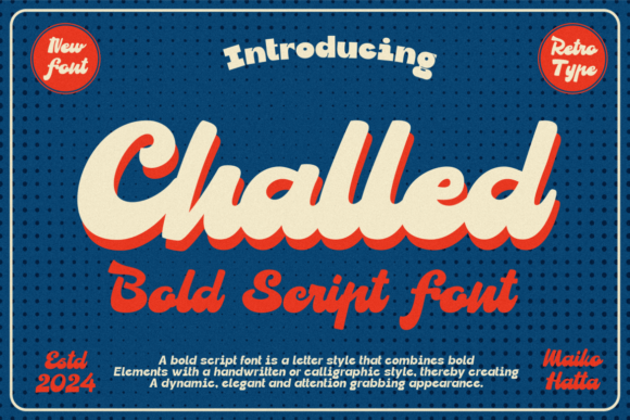 Challed: A Bold Script Font for Scroll-Stopping Marketing