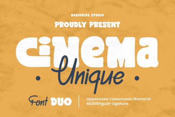 Cinema Unique: A Font Duo That Delivers Personality at a Glance