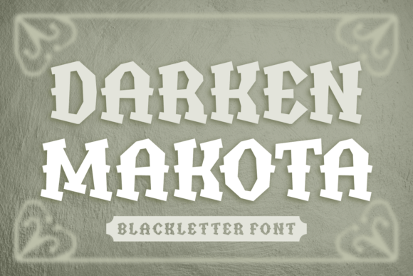 Darken Makota: A Bold Blackletter Font for Scroll-Stopping Campaigns