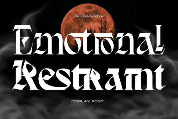 Emotional Restraint: A Gothic Display Font for Editorial Impact