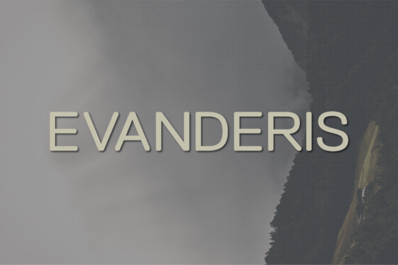 Evanderis: A Sans Serif Typeface That Makes Your Campaigns Instantly Clear