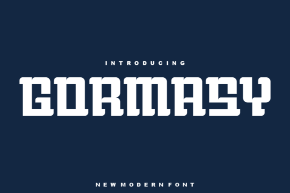 Gormasy: A Bold, Modern Serif Font for Standout Branding