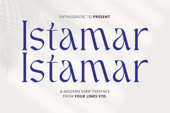 Istamar: A Modern Serif Font for Digital Branding