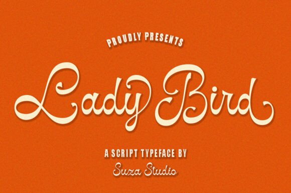 Lady Bird Script Font for Small Business Branding