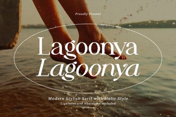 Lagoonya: A Serif Font That Elevates Campaign Headlines