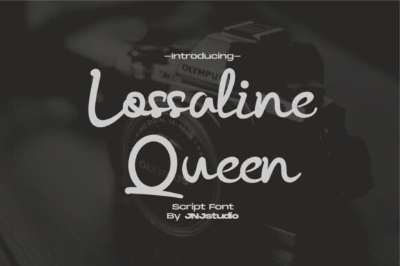 Lossalin Queen: A Graceful Script Font for Elegant Brand Identities