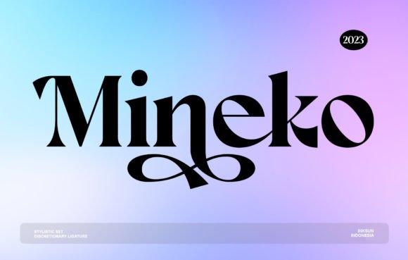 Mineko: A Serif Font That Makes Your Brand Feel Thoughtful