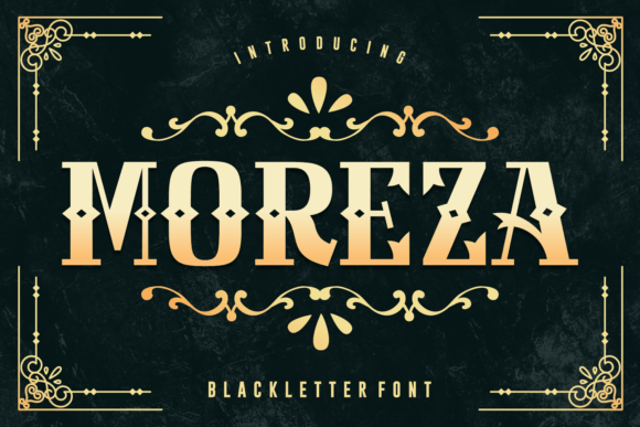 Moreza: A Blackletter Font That Works in Modern Web Design