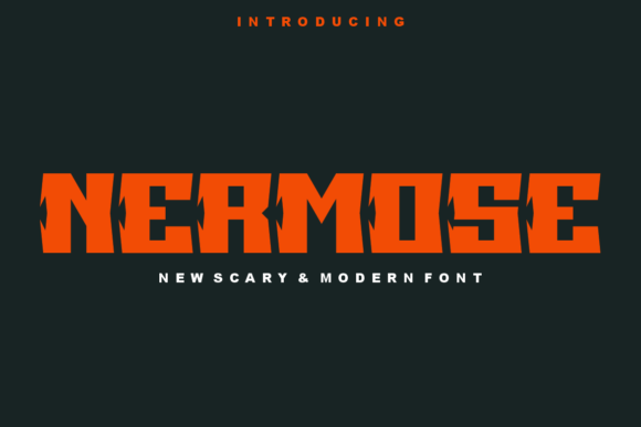 Nermose: A Bold Serif Font for Handmade Brands