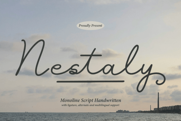 Nestaly: A Modern Handwritten Font for Elegant Branding