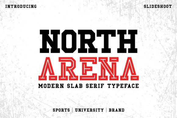 North Arena: A Bold Slab Serif for Handmade Labels & Branding