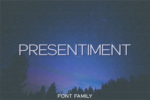 Presentiment: A Refined Sans Serif Font for Digital Design