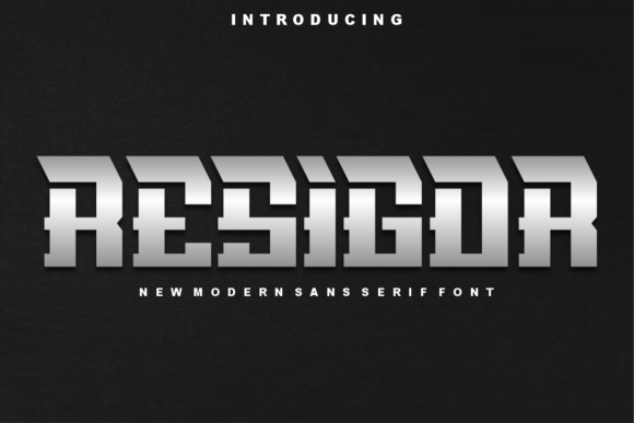 Resigor: A Clean Sans Serif Font That Elevates Handmade Design