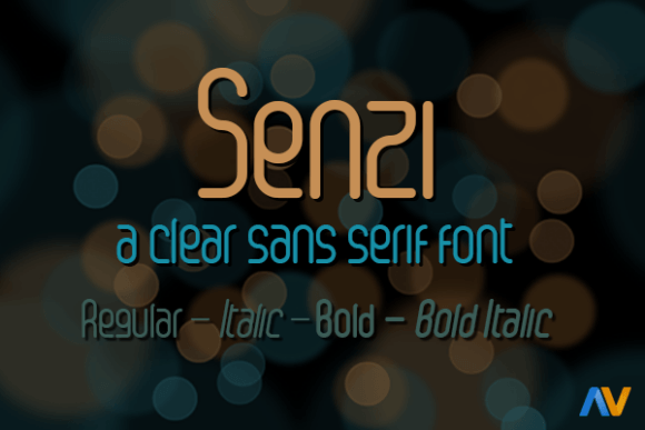 Senzi: A Clean Sans Serif Font for Modern Web Design
