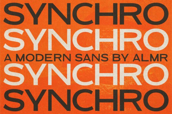 Synchro: A Bold, Elegant Sans Serif for Modern Branding