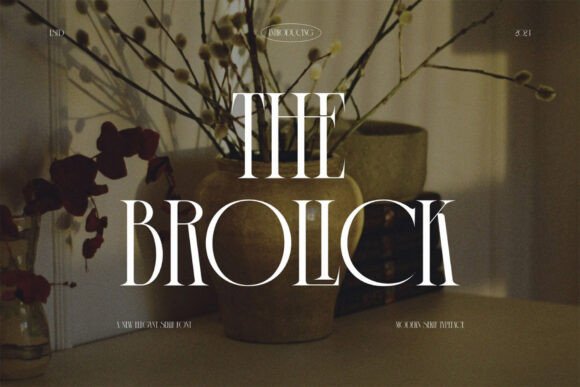 The Brolick: A Serif Font That Elevates Your Brand