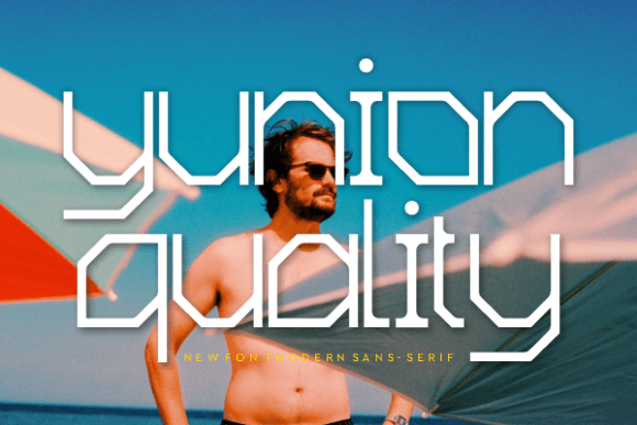Yunion Quality: A Clean Sans Serif Font That Elevates Small Business Branding